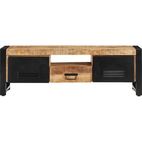 Maison Exclusive - TV-Schrank 120x30x40 cm Massivholz Mango (1/5)