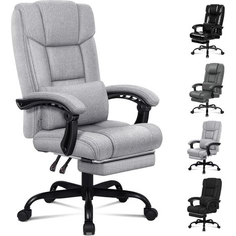 ALFORDSON Bürostuhl Schreibtischstuhl Lendenwirbelstütze High Back Chair (1/5)