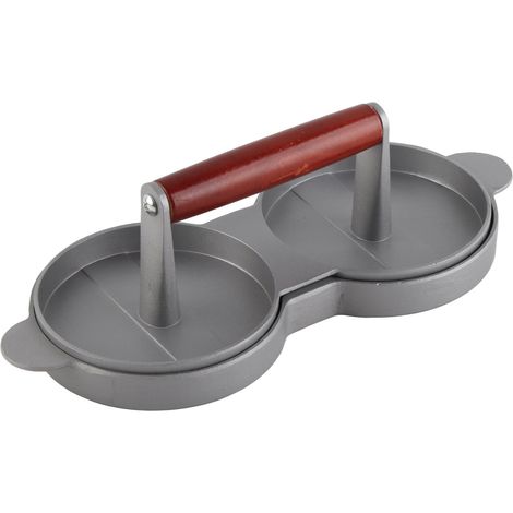 Moule à hamburger double antiadhésif en alliage d'aluminium pour viande hachée et bœuf, outils de cuisine (1/5)
