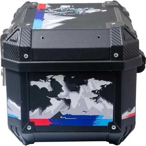 Porte-Bagages Amovible de Grande capacité de 45l, avec 2 Clés, Queue en Aluminium (1/5)