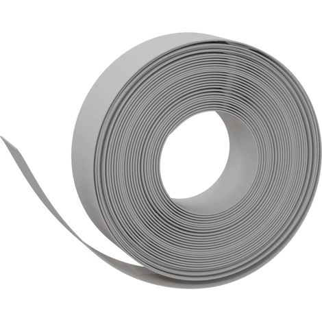 Bordure de jardin gris 10 m 15 cm polyéthylène