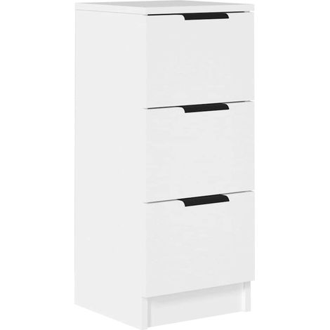 Sideboard/Anrichte/Buffet Weiß 30x30x70 cm Holzwerkstoff LXWW457843 (1/5)