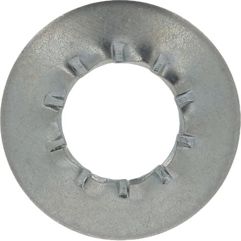 Rondelle Éventail Conique à Denture Interne Diamètre 8 x 17.5 mm Acier XC75 Répartition de Charge Usage Automobile et Bricolage Sachet de 50 (1/4)