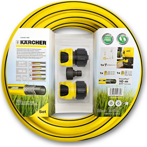 Set de raccordement pour nettoyeur haute pression – Longueur 10m – Compatible avec KÄRCHER – Accessoire professionnel (1/7)
