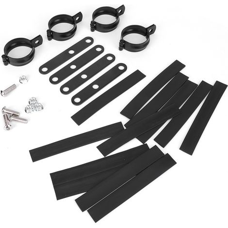 Support de phare de moto noir, pince de montage de fourche, accessoire universel adapté pour Yamaha 41-51mm