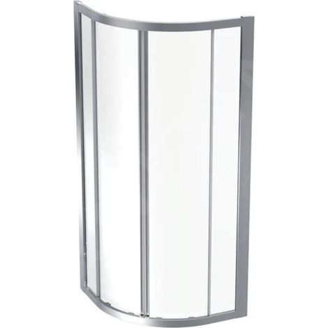 Geberit GEO - Cabine de douche 80x80 cm, argent/verre transparent 560.111.00.2 (1/2)