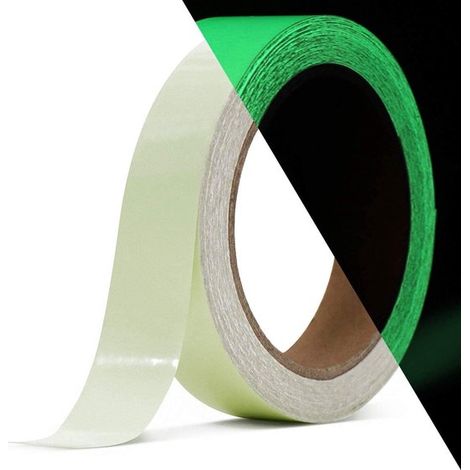 Ruban lumineux, ruban adhésif fluorescent brillant et durable pour les sports de plein air, la décoration nocturne et le marquage de sécurité (1/5)
