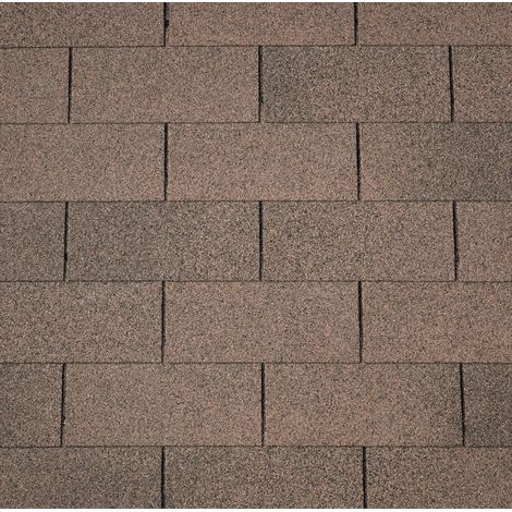 Easy Rechteck-Dachschindeln braun 80 x 33,6 cm Schindel Dach Dachschindel