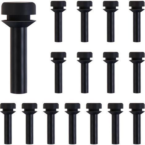 CCYKXA Set of 16 replacement rubber feet for gas stove grates, compatible with WB20X24790, durable high-temperature performance