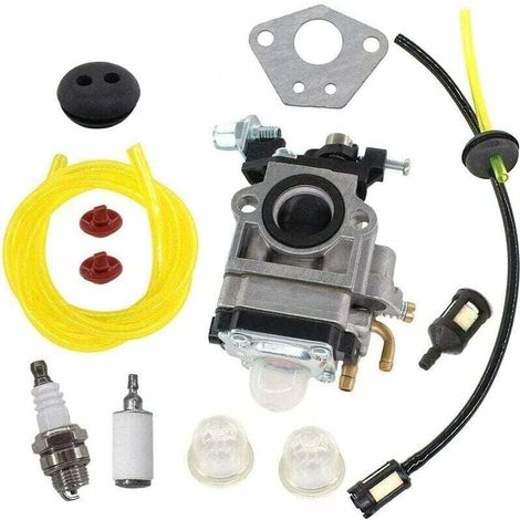Carburateur pour 43Cc 52Cc 40-5 Bc430 CG430 CG520 1E40F-5,Moteur de Débroussailleuse TL43 TL52 Bougie d'allumage Filtre à Essence (1/4)