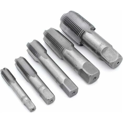 5Pcs Filetage de Tuyau BSP 55 Degrés Plug Tap G1/8 G1/4 G3/8 G1/2 G3/4 (1/5)