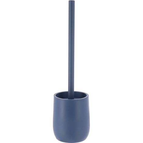 Brosse wc en polyresine unie - bleu jeans - Tendance (1/3)