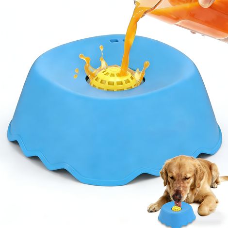 Gamelle anti-glouton antidérapante pour animaux de compagnie, un outil d'alimentation amusant et interactif (1/5)