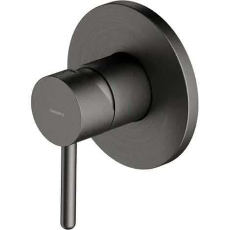 OMNIRES Y - Grifo de ducha empotrado, con cuerpo, grafito cepillado Y1245GR (1/2)