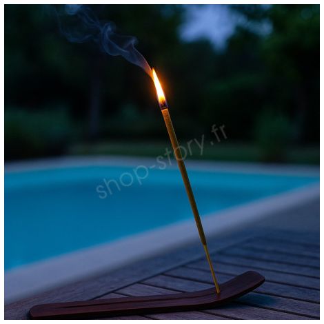 Encens géant citronnelle x30 – Anti-moustique extérieur 40 cm – Combustion 2h – Parfum frais et naturel – Couvre larges espaces – Shop-Story