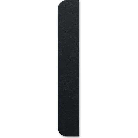 Cache vidage en Stonex® Noir pour receveur de douche Aquos 1000 mm (1/2)