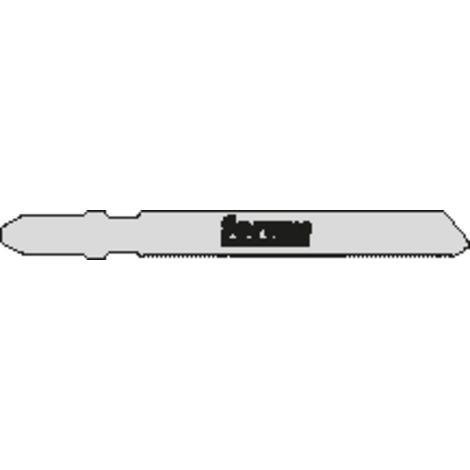 Lames de scie sauteuse pour métal, coupe droite fine, Réf. Bosch : T 118 G, Qualité de lame de scie Acier à coupe rapide, Long. totale 92 mm