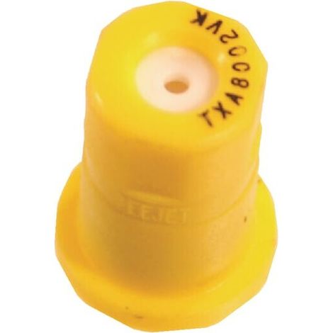 Tobera est谩ndar chorro c贸nico TXA 80掳 02 amarillo cer谩mica TeeJet TEEJET TXA8002VK