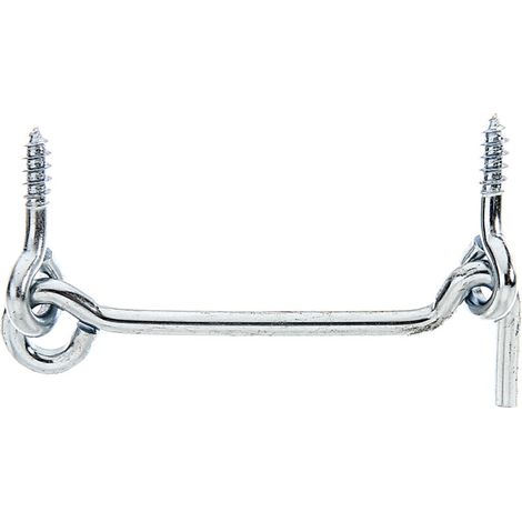 Windbreak hook – with eyelets – Length 76 mm – zinc plated – Brand