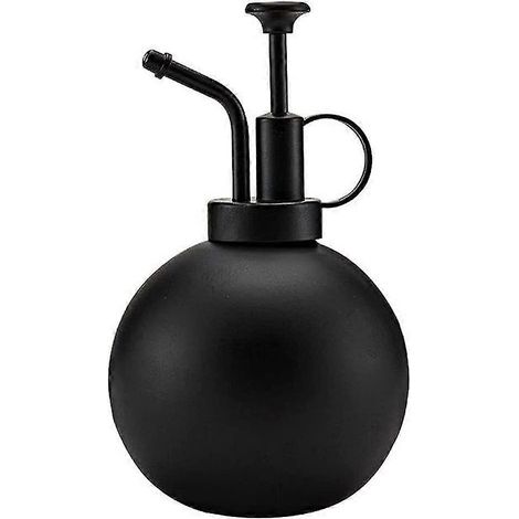 Vaporisateur d'arrosage pour plantes, en acier inoxydable, pour jardin, fleurs et bonsaïs, noir (1/5)