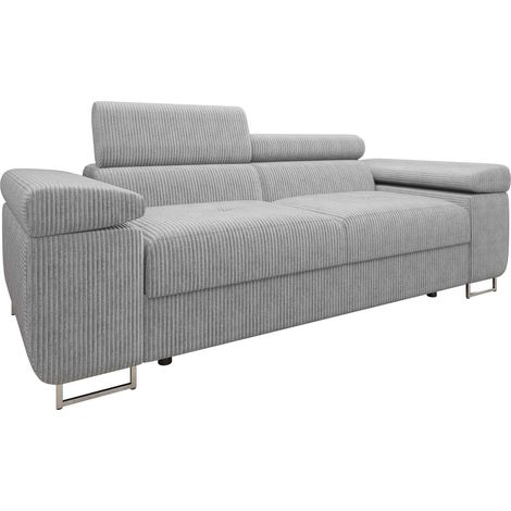 Sofá Comfivo Vinetum II, Poso 110, 198x102x70cm, Tapiz, Patas: Metal, Plástico (1/5)