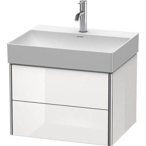 Meuble sous-vasque XSQUARE 397x584x460mm blanc brillant lack