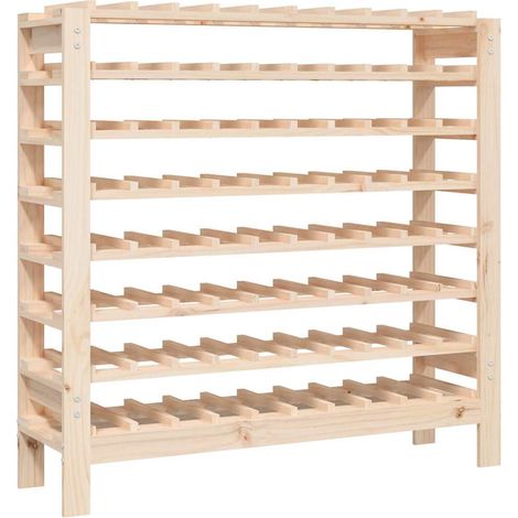 Botellero madera maciza de pino 109,5x30x107,5 cm vidaXL (1/5)