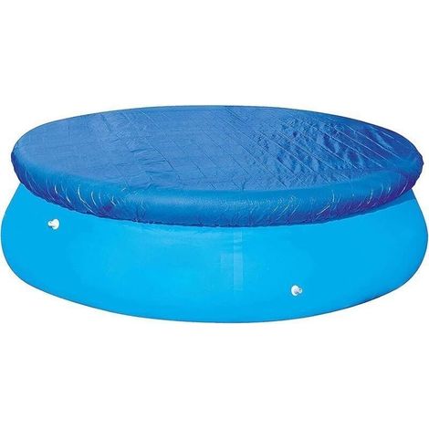 Diamètre 183 cm – Bâche de protection ou bâche à bulles pour piscine ronde gonflable, avec cordage intégré pour fixation sécurisée (1/4)