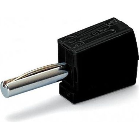 Wago Bananenstecker, schwarz, Durchmesser 4,0 mm (1/4)