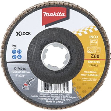 Makita Fächerschleifscheibe 125 mm Z60 - D-76015