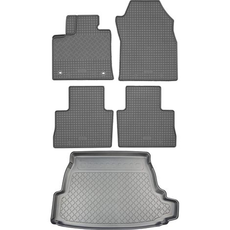 Suzuki Across SUV (5 puertas) desde 07.2020 SET - alfombrillas de goma para coche + alfombrilla para maletero