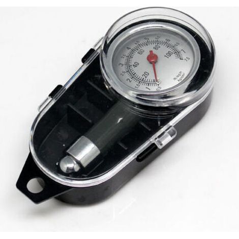 [JAMAIS UTILISÉ]Jauge de Pression de Pneu, Manomètre Portatif de Pression de Pneu de 100 Psi Jauge de Pression des Pneus de Camion pour Voiture SUV Moto (1/4)