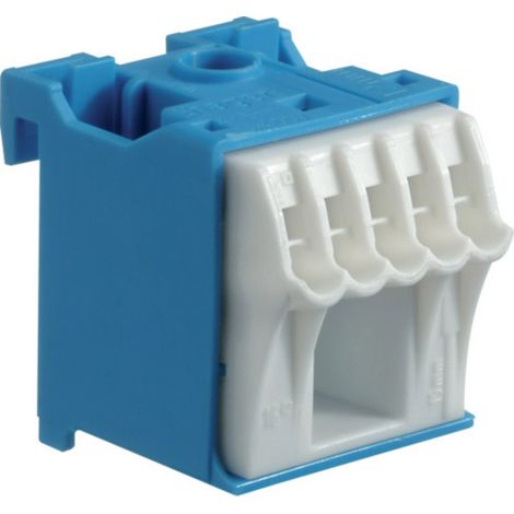 Hager KN06N HAGER KN06N Blau - Weiß Anschlussblock Klemmblock      63 A     1 St.