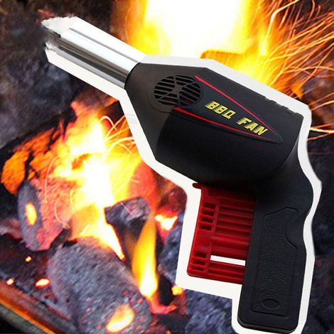 Ventilateur de Barbecue Électrique Portable Souffleur pour Camping Pique-Nique et Barbecues en Plein Air Cadeau Idéal pour les Amateurs de BBQ (1/4)