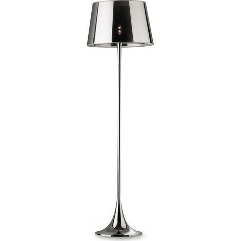 Ideal Lux London Cromo - Lampadaire 1 Lumière Chrome, E27 (1/2)