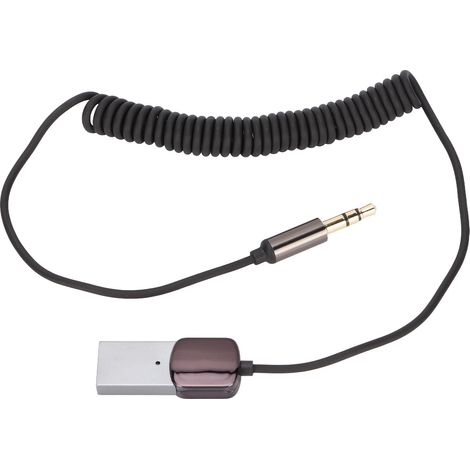 Transmetteur audio 3.5mm réducteur de bruit voiture récepteur sans fil avec connexion mémoire et appel mains libres (1/5)