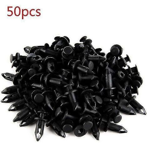 50 Stück 8 mm ABS-Kunststoff-Kotflügelclips, Karosserienieten, Lochclips, Schrauben für Polaris Sportsman Rangers RZR 550 850 XP 7661855 ATV P (1/5)