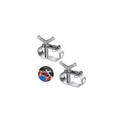 Tendeurs Bache Piscine,Tendeur Fil a Linge,Tendeur Câble Métallique,Tendeur de Corde Alliage D'aluminium,Câble tendeur métallique pour la Fixation des Couvertures de Piscine Hors Sol I'hiver (1/5)