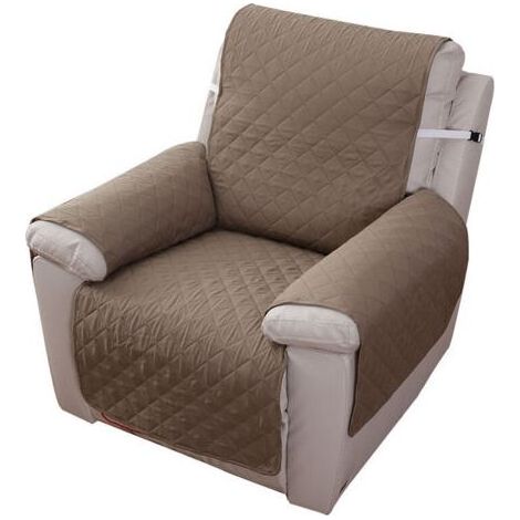 Housse Fauteuil Relax 1 Place Inclinable Imperméable, Kaki 55x200 cm, Protection pour Chambre (1/5)