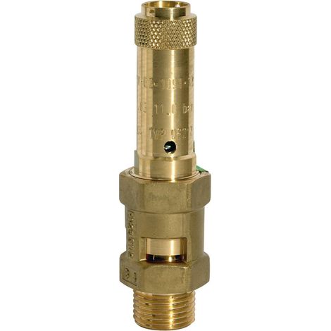 Riegler Sicherheitsventil, Messing, G 1/2, Ansprechdruck 1,8 bar (1/2)
