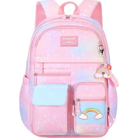 Bonita mochila isotérmica a prueba de fugas para niñas de primer grado, bonita mochila grande para niñas de primaria.