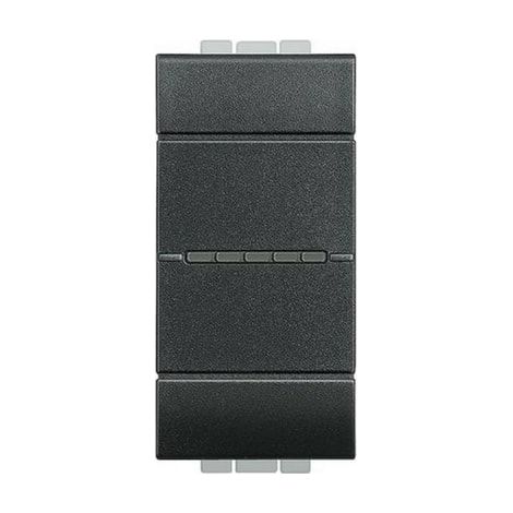 Living Light interruttore assiale 1P 10A 1m antracite L4051N