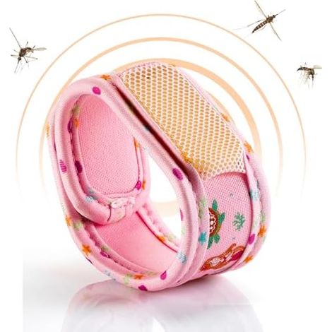Réutilisable bracelet anti - moustiques - 2 pastilles aux huiles essentielles - protection pendant 1 mois - sans DEET (1/5)
