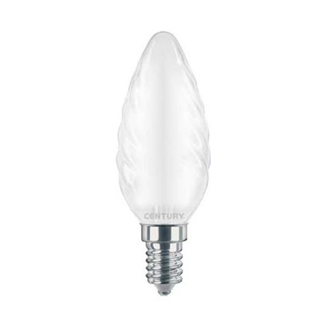 LAMPADA WIRE LED TORTIGLIONE INCANTO SATEN CENTURY - CALDA VOLT 230 WATT 4 LUMEN 470 E14- 5 pezzi