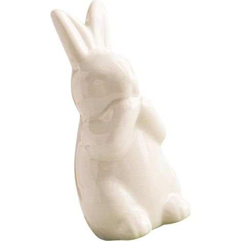 Hasenfigur mit Verarbeitung und künstlerischem Design Weiße
