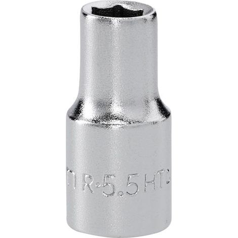 Facom R.5.5HT R.5.5HT 6 Point Standard Socket 1/4in Drive 5.5mm FCMR55HT