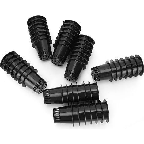 50 paniers de culture hydroponique, en PP, réf. 2E, noirs (1/4)