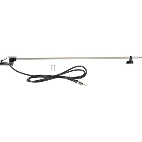 Antenne pilier universelle AM FM DIN chromee 118cm - archives