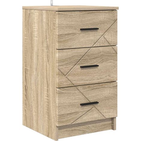 Armario de Noche Roble Sonoma 38 x 38 x 66 cm vidaXL (1/5)