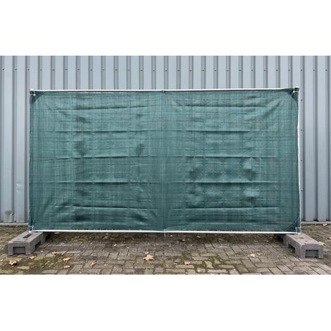 Filet de clôture de chantier. vert 1.80m x 3.45m